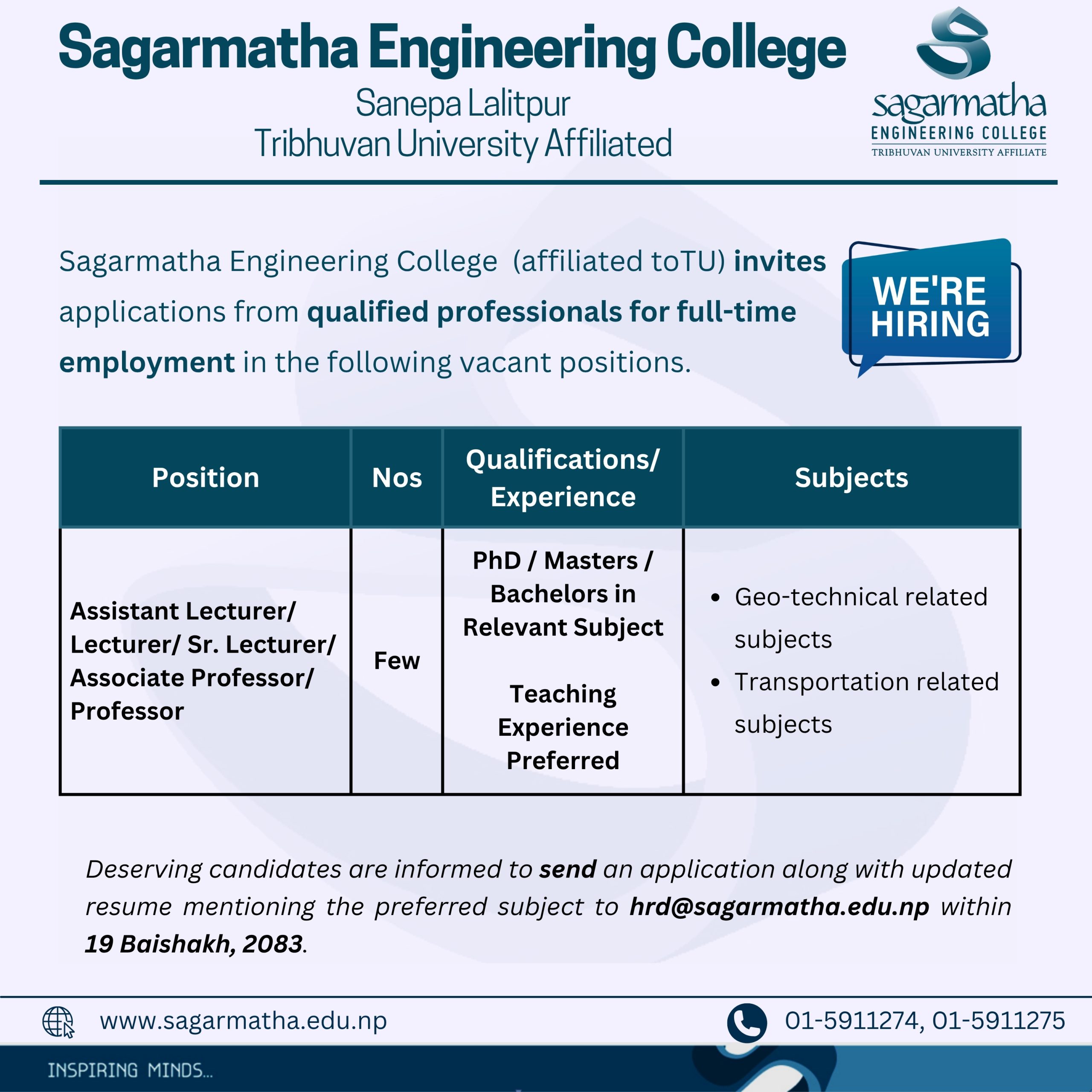 Vacancy Announcement