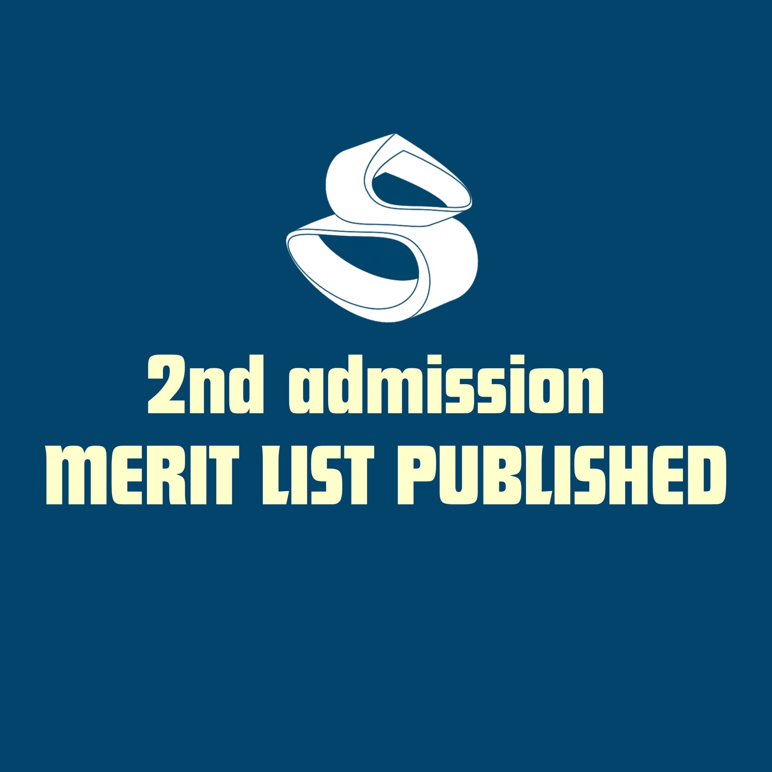 Second Merit List Published